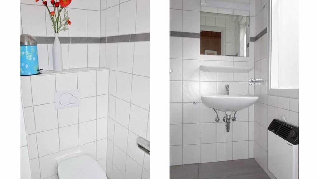 Vakantiehuisje met sauna in de Eifel - toilet